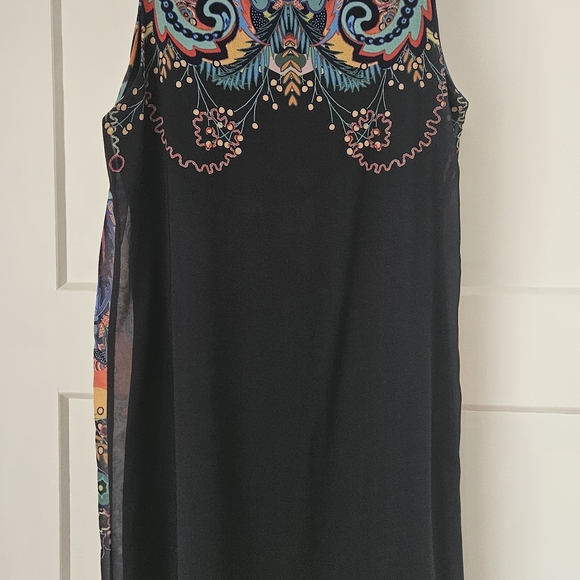 Desigual Printed Dress | Boho Statement | Sleeveless | Size 36 (S) - Picture 2 of 3